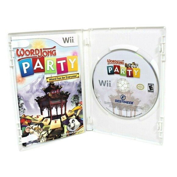 WordJong Party Nintendo Wii, 2008 Complete Word Tile Game - Picture 4 of 4